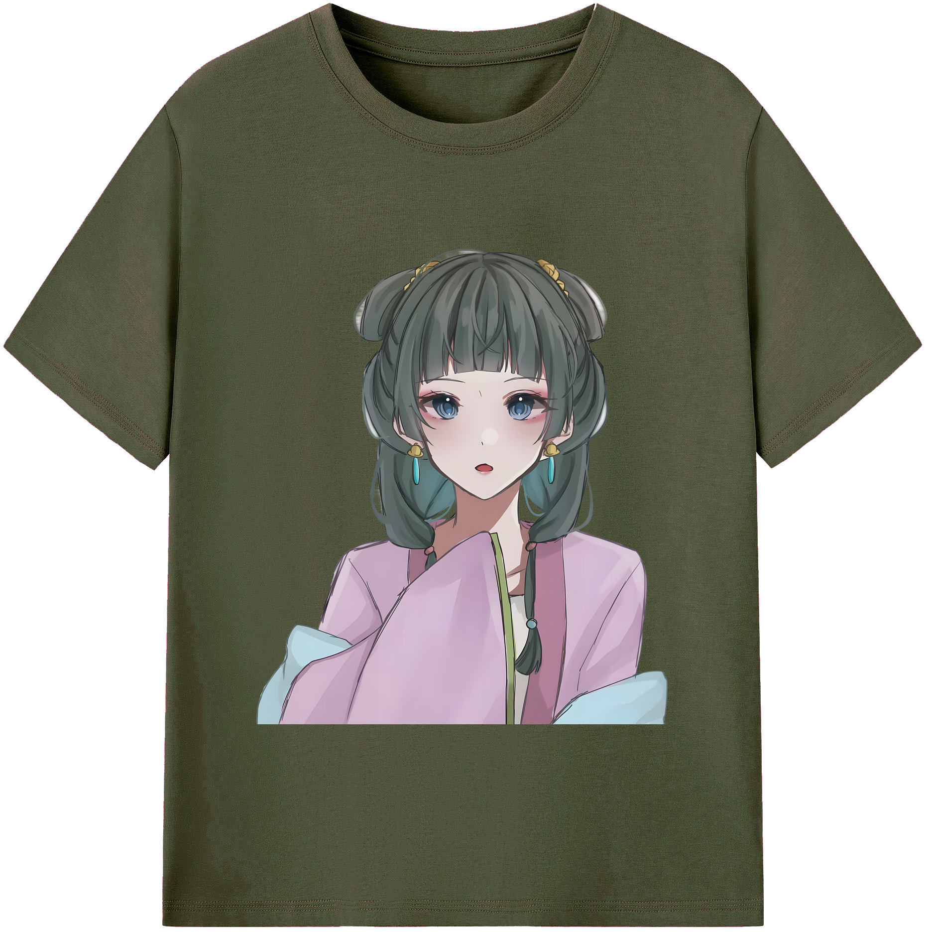 （画像用） 薬屋のひとりごと The Apothecary Diaries 綿100％ メンズ半袖Tシャツ｜肌触りやわらか＆通気性
